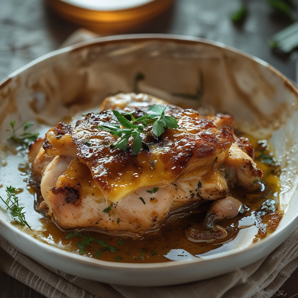 Easy Honey Garlic Slow Cooker Chicken Thighs - Quick & Flavorful Dinner