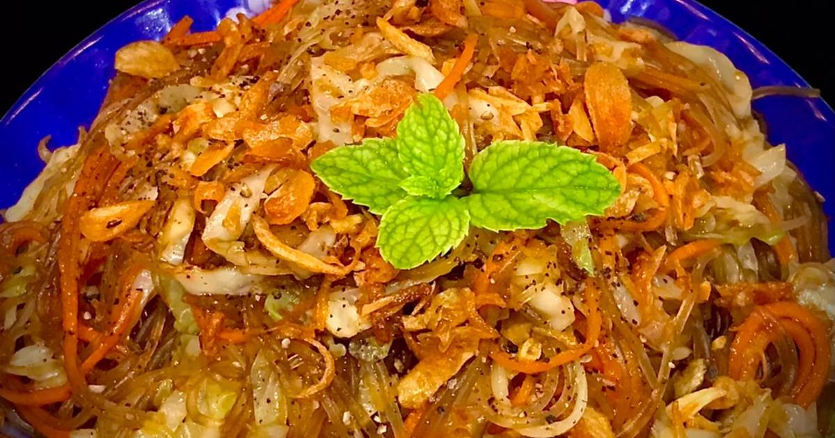 Miến trộn rau củ