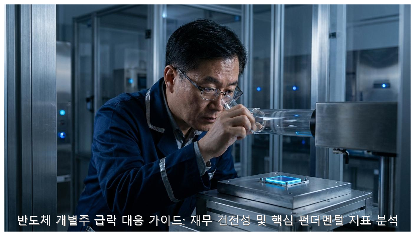 반도체 개별주 급락 대응 가이드: 재무 건전성 및 핵심 펀더멘털 지표 분석 핵심 안내 및 분석 인포그래픽 (6)