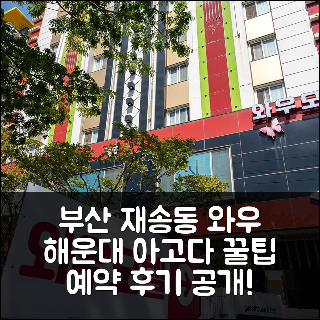 부산 재송동 와우: 해운대 위치, 꿀팁 예약 후기! - 아고다 호텔 추천