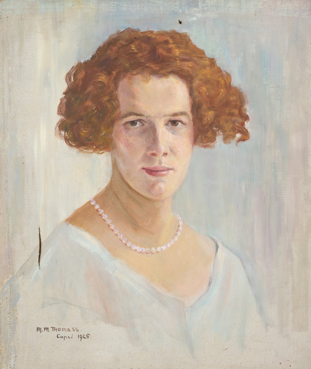 Portrait of a Woman with Red Hair ca 1925
