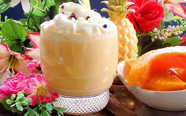 Sinh Tố Bí Đỏ Kem Tươi