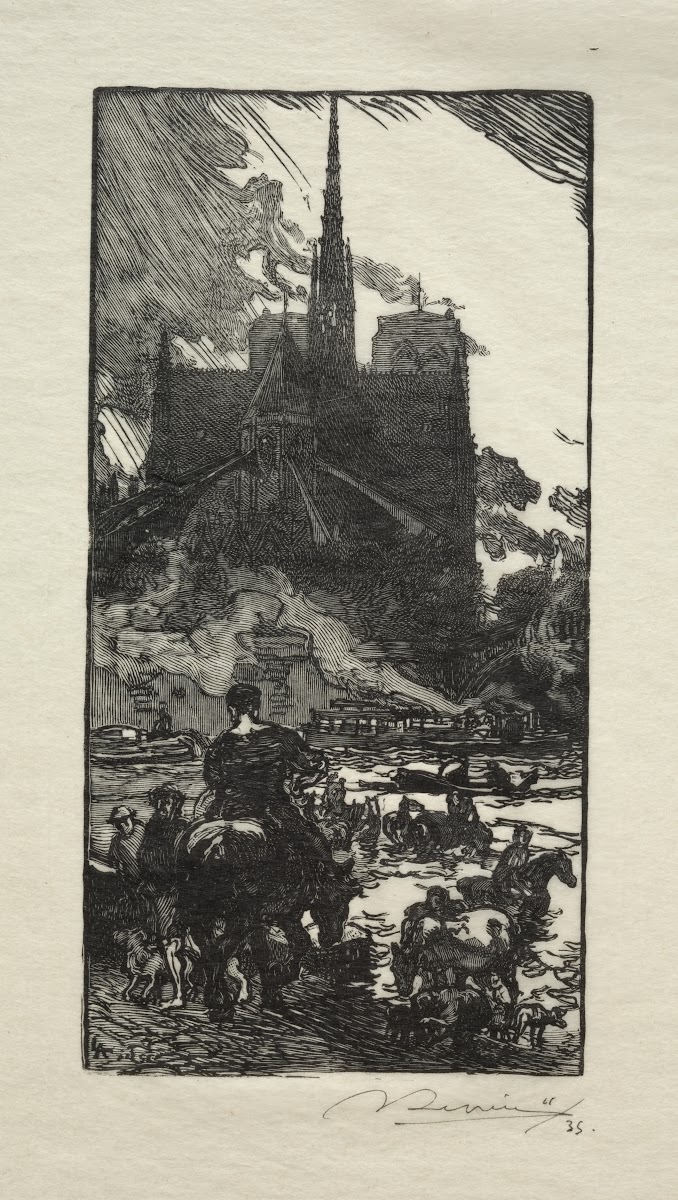 LAbreuvoir au Point St Louis 1902