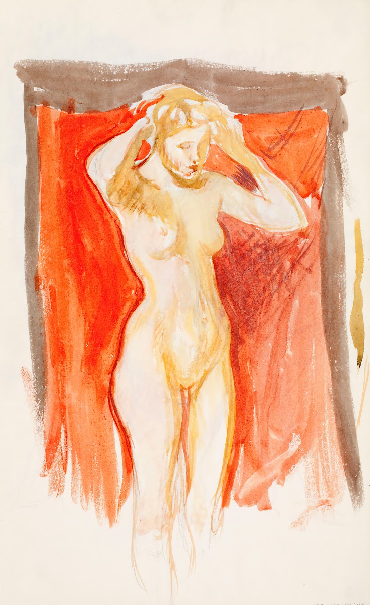 Standing nude model 1902   1909