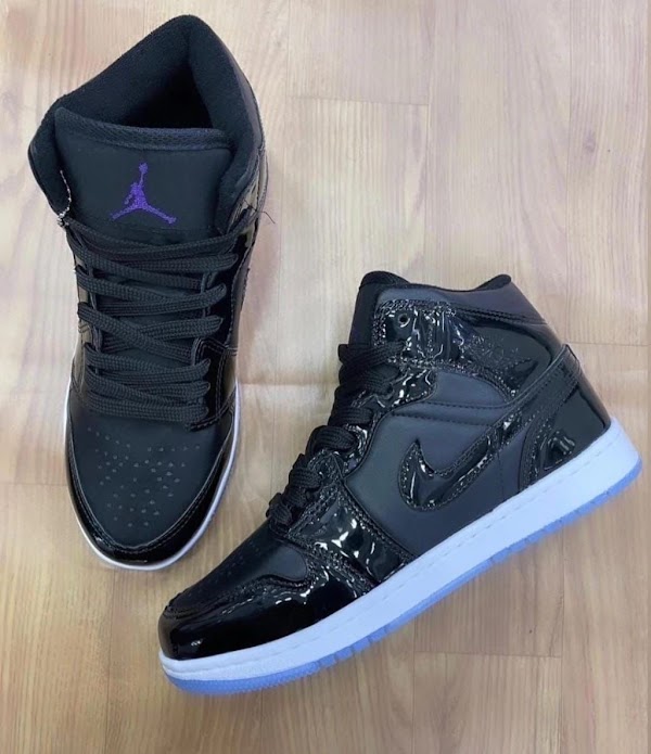 Jordan Retro 1 Charol Negro