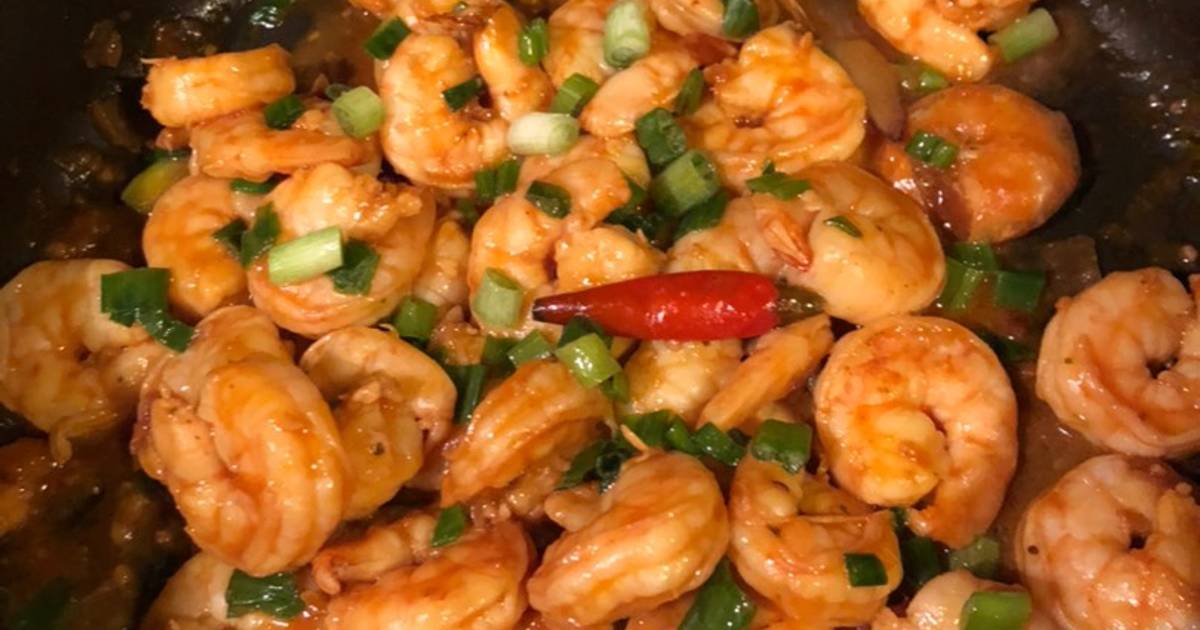 Tôm rim hot sauce