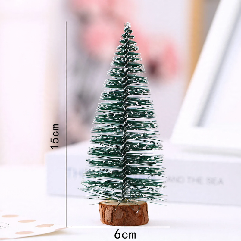 Mini Christmas tree, table decoration with snow effect