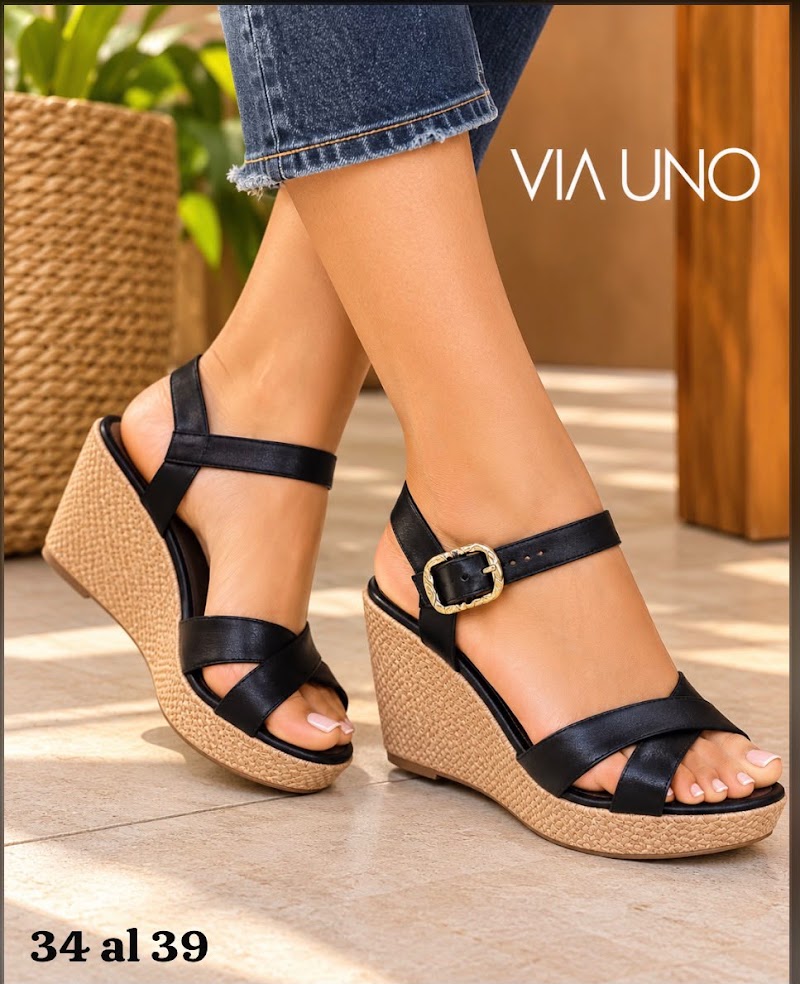 Sandalias plataforma con cuña