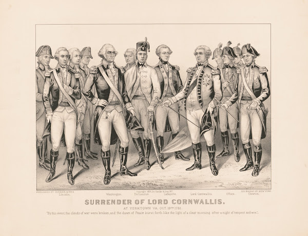 Surrender of Lord Cornwallis at Yorktown Va Oct 19th 1781 1876
