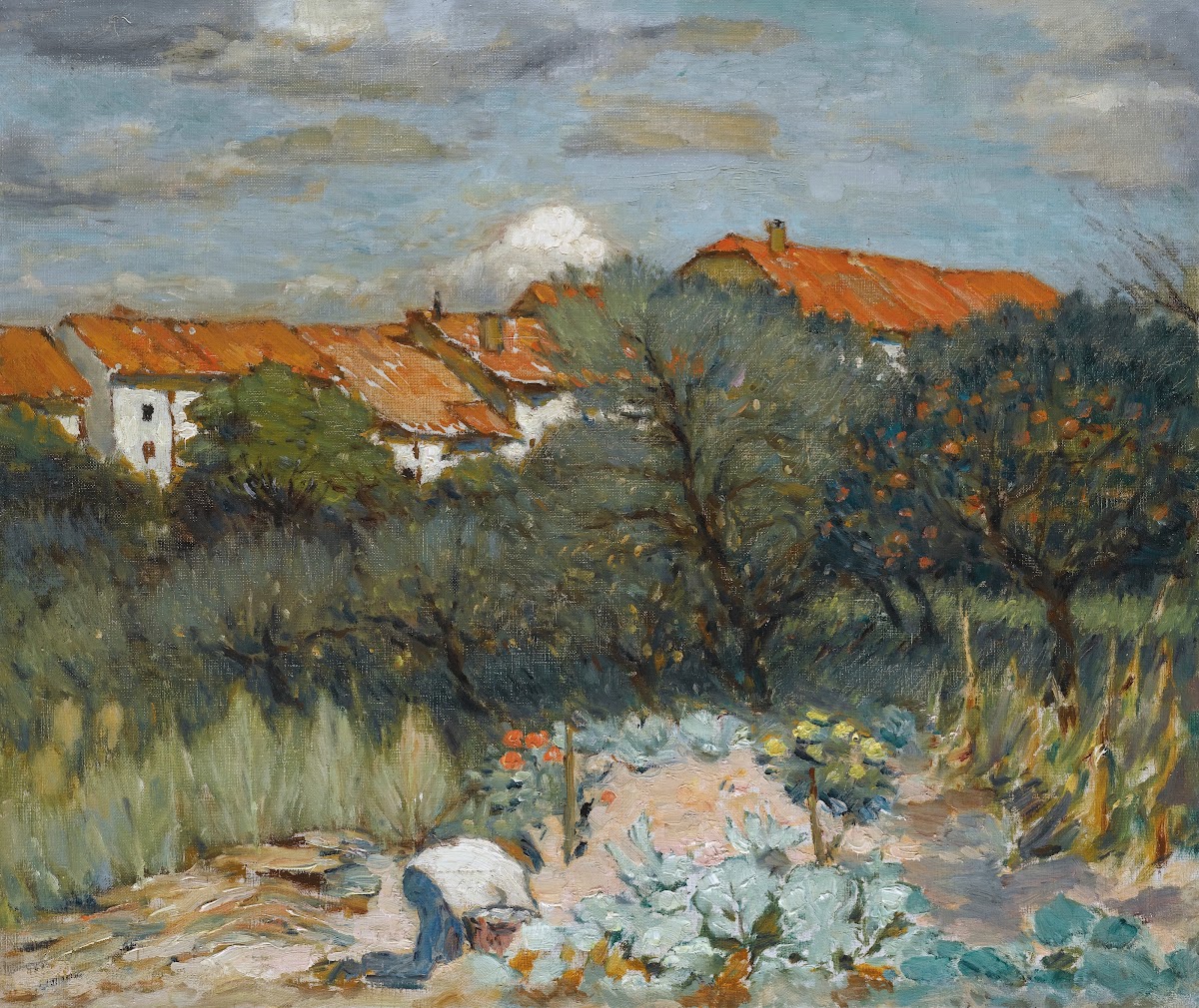 Landscape With Red Roofs 1943