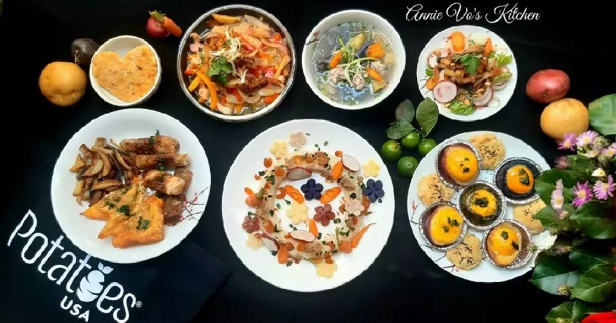 Bữa tiệc 10 món với khoai tây mỹ