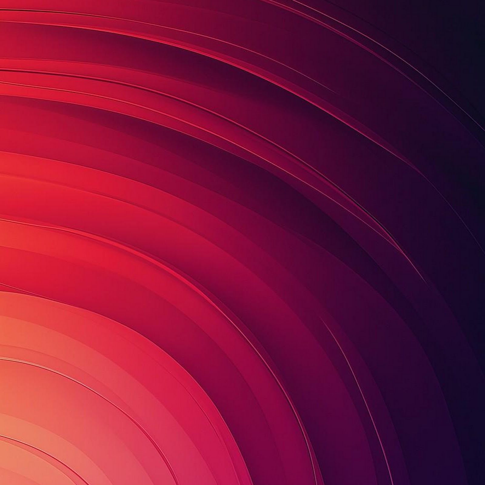 Download Abstract Red Circular Waves iPhone