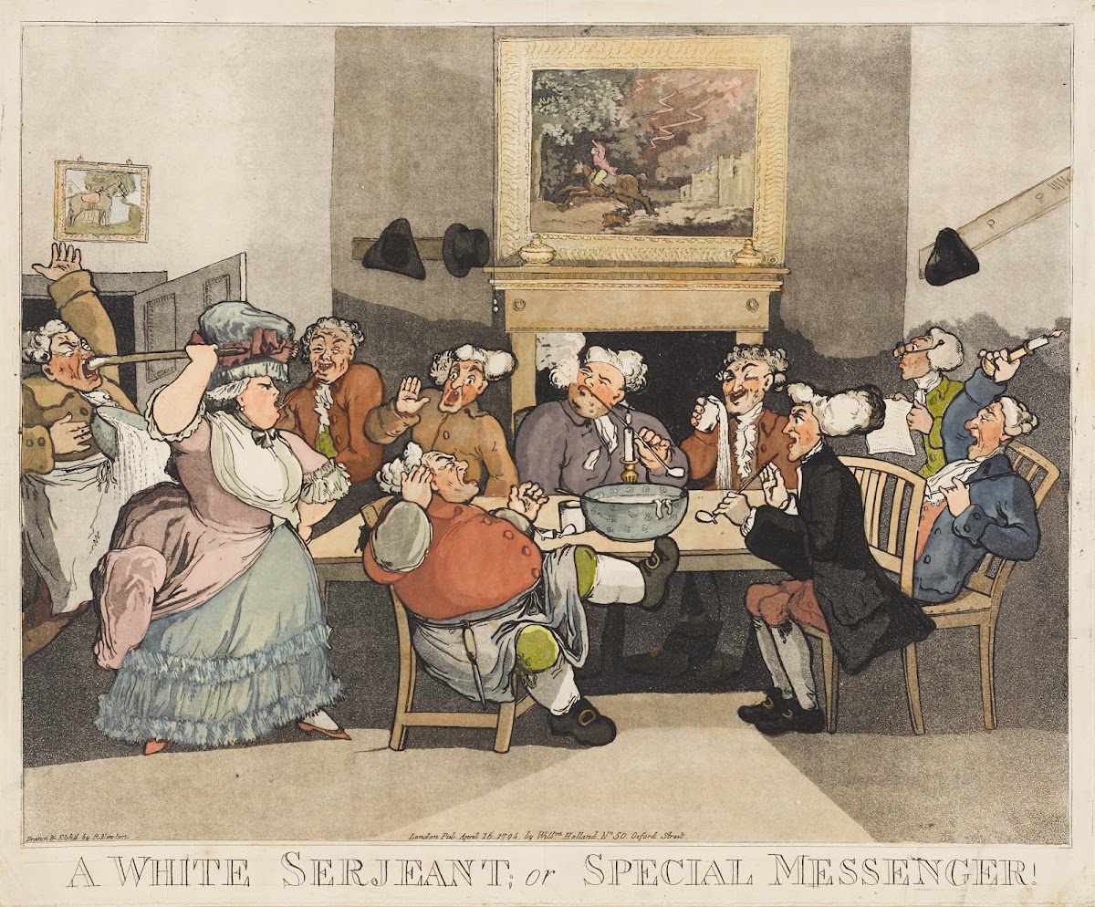 A white serjeant or special messenger 1794
