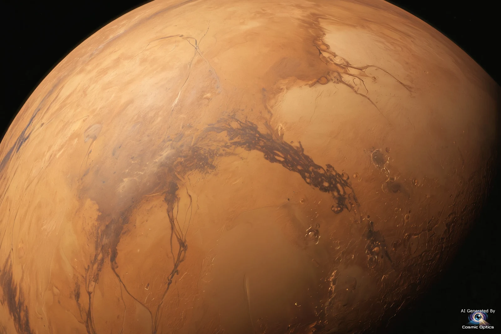 A photorealistic astronomical photograph of a distant dwarf planet in deep space.