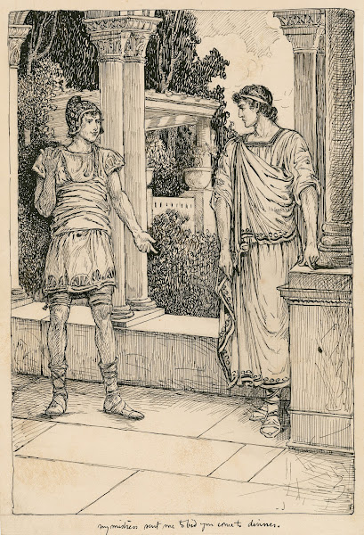 Comedy of errors My mistress sent me to bid you come to dinner 1917 1918