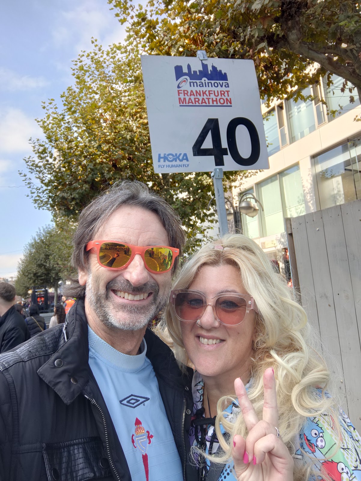 Dorsal del Frankfurt Marathon