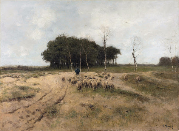 On the Heath near Laren 1887
