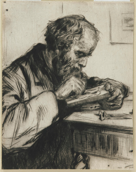 Riault The Wood Engraver 1860