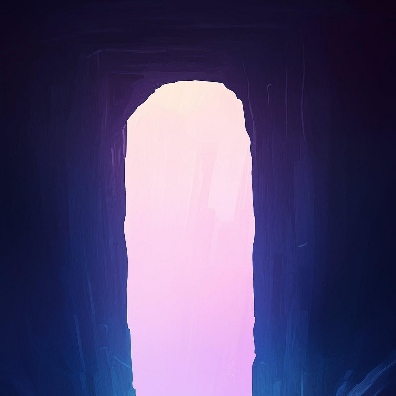 Download Glowing Water Cave Portal Full HD iPhone