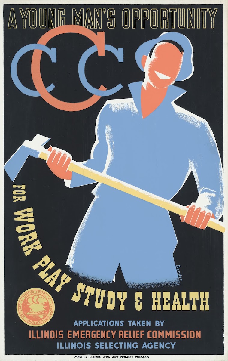 A young mans opportunity for work play study  health 1941