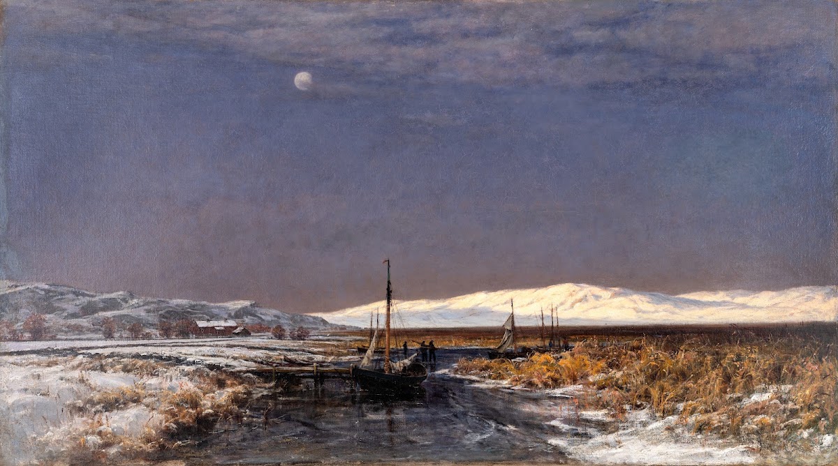 November Evening at Hisingsvassen Gothenburg 1876