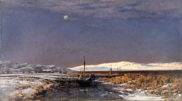 November Evening at Hisingsvassen Gothenburg 1876