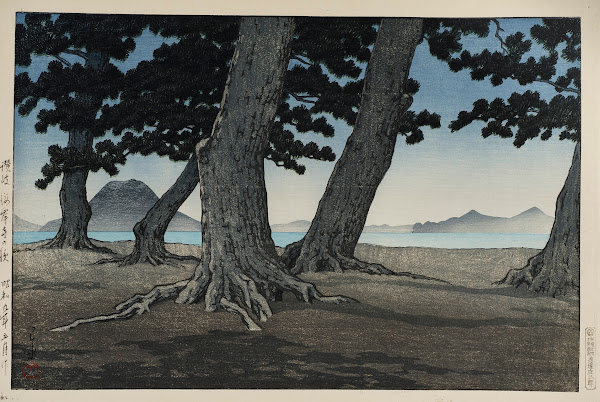 Sanuki kaiganji no hama The beach at Kaiganji in Sanuki province 1934