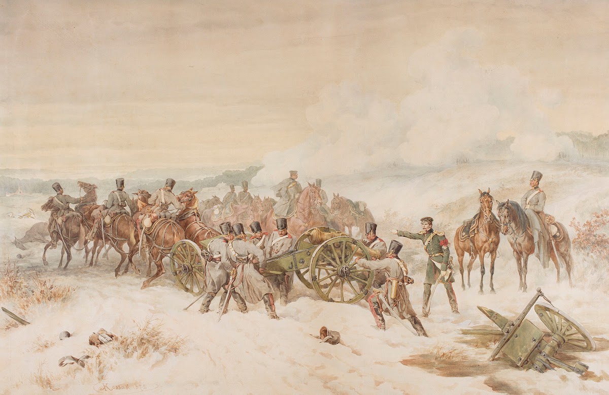 Changing positions during the Battle of Wawer in 1831 1872