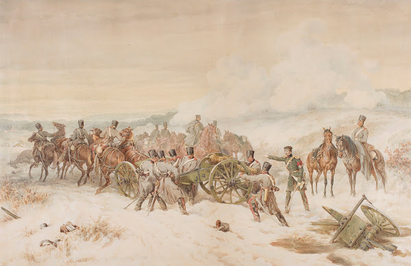 Changing positions during the Battle of Wawer in 1831 1872