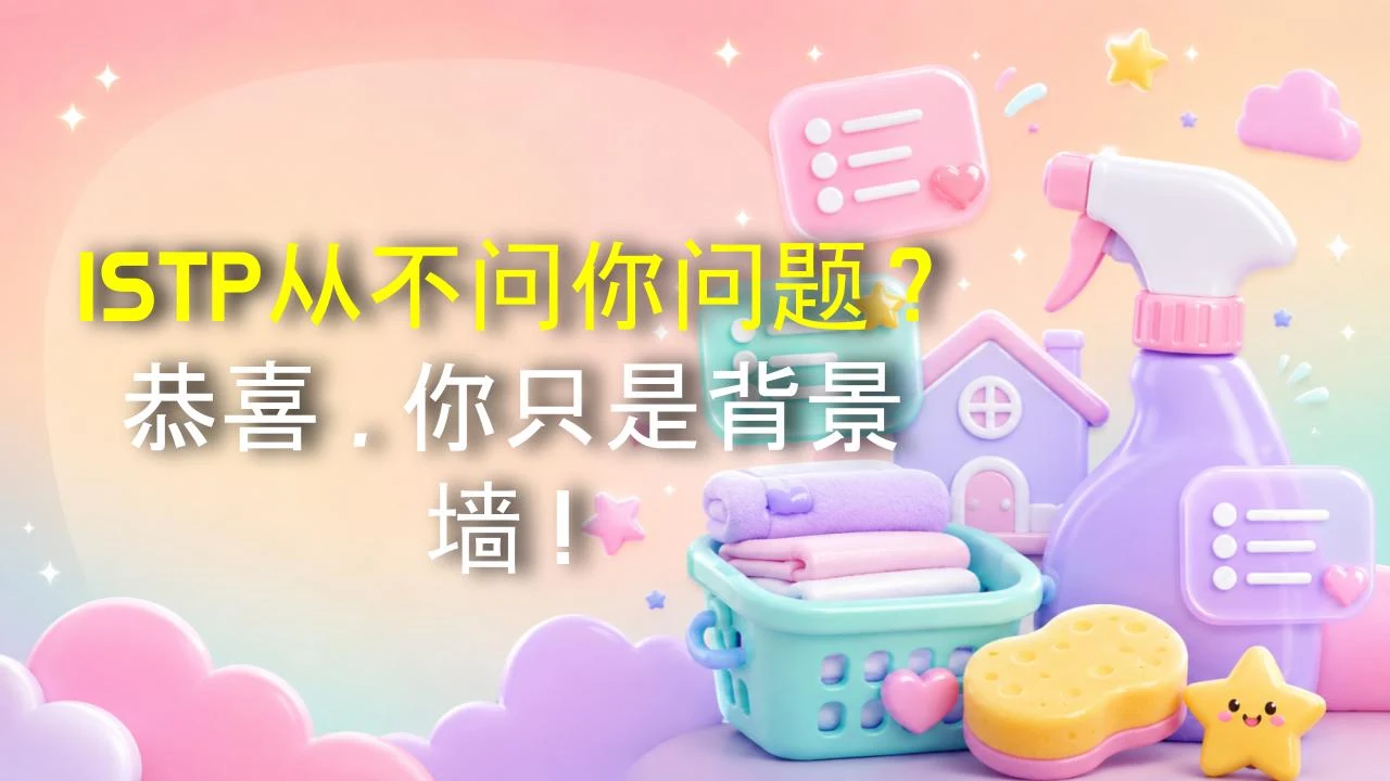 ISTP从不问你问题？恭喜，你只是背景墙！
