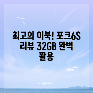 오닉스 BOOX, 포크6 리뷰, 전자책 리더기, POKE6, 6인치 이북리더기