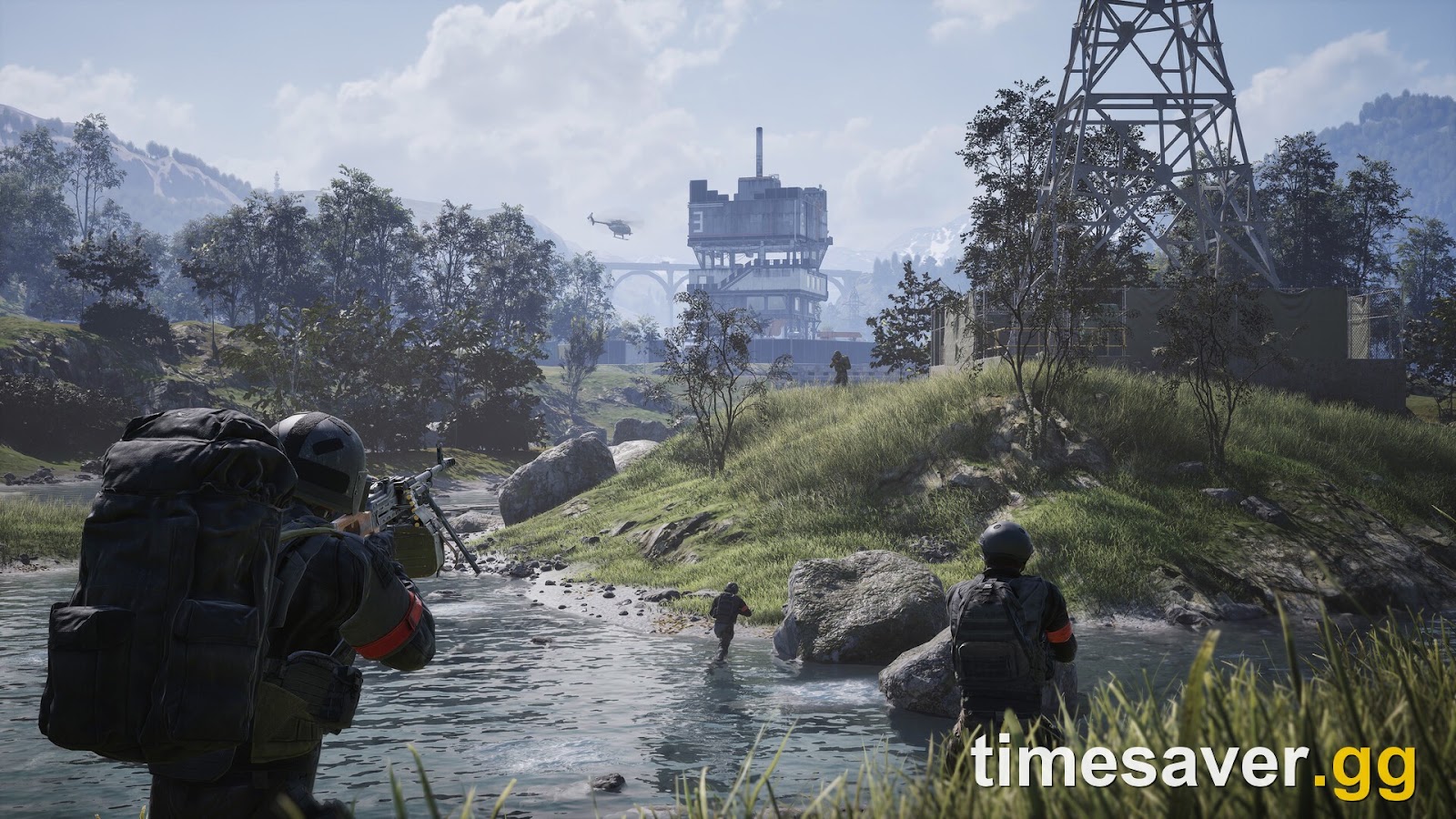 WARDOGS squad advancing toward an objective, illustrating the six role-based progression tracks