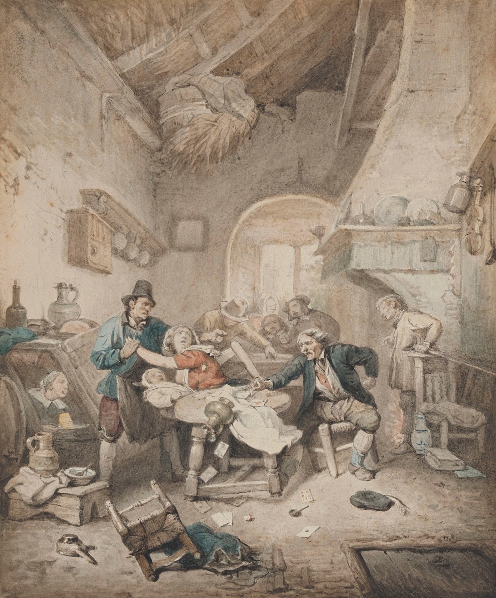Cardplayers Quarreling
