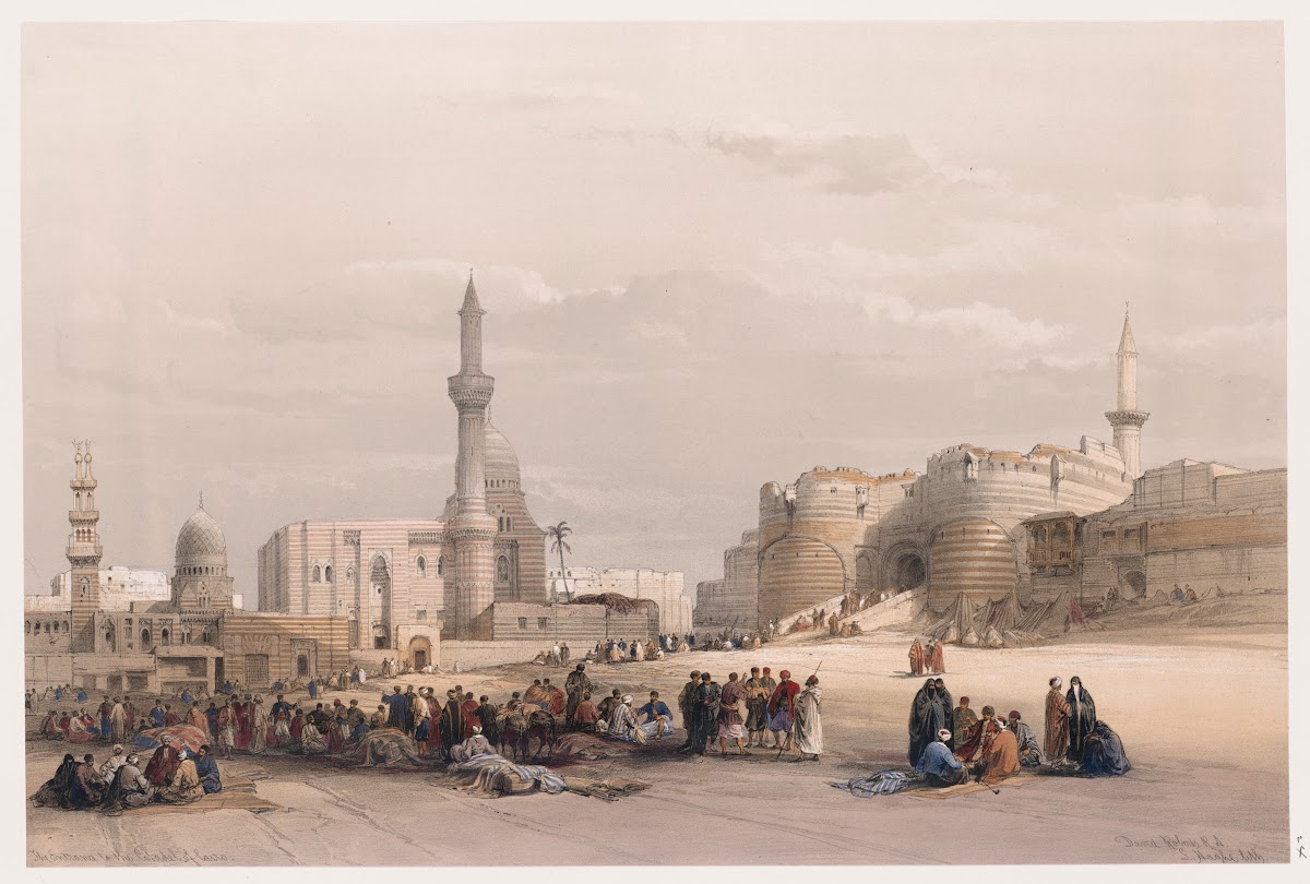 The entrance to the Citadel of Cairo 1846 1849