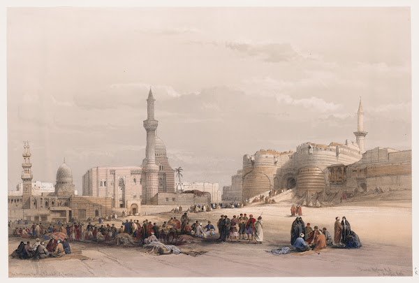 The entrance to the Citadel of Cairo 1846 1849