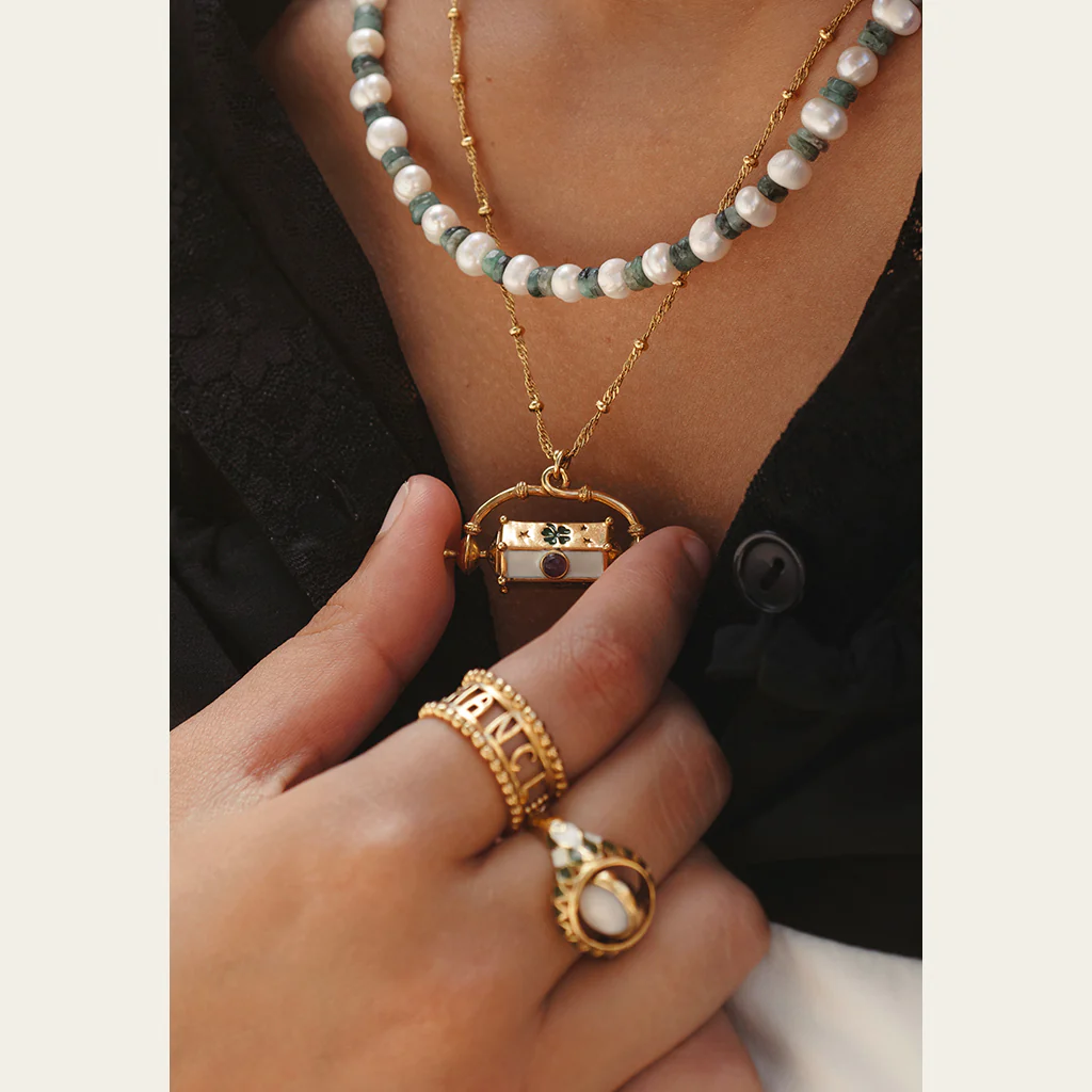 Колье Sacha Талисман вращающийся