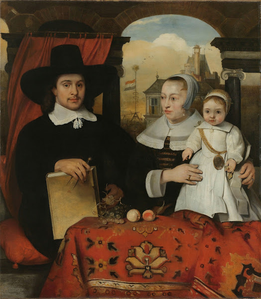 Willem van der Helm c 1625 75 Municipal Architect of Leiden with his Wife Belytg