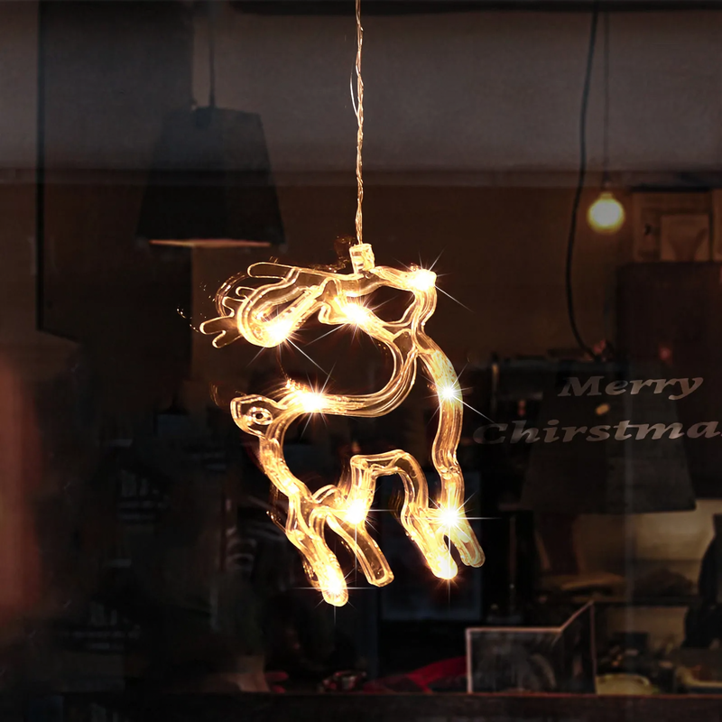 LED-Weihnachts-Sauglicht für Fenster