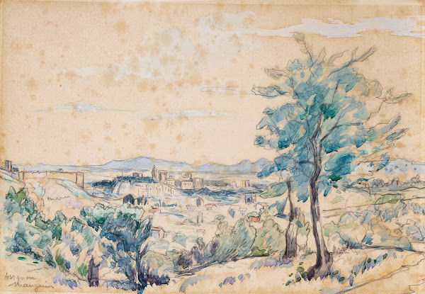 Le Palais des Papes  Avignon 1927