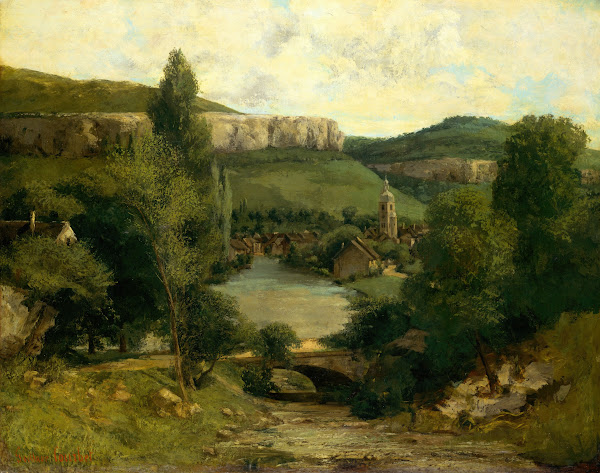 View of Ornans mid 1850s