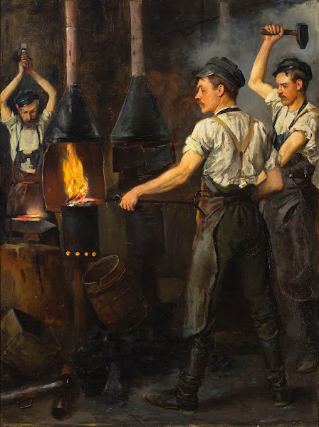In the smithy 1899