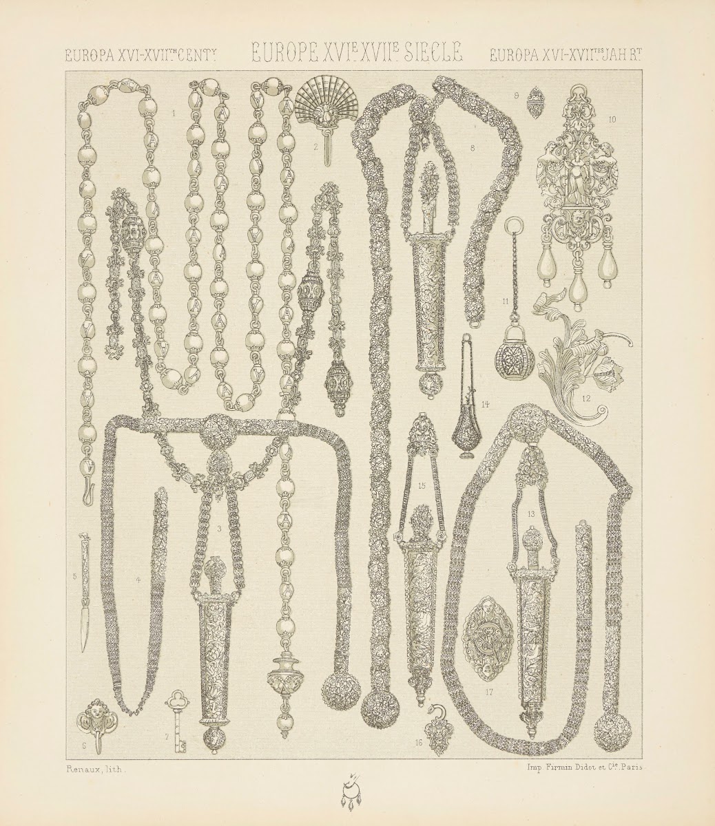 Orfevrerie joailleries  objets de parure 1876 1888