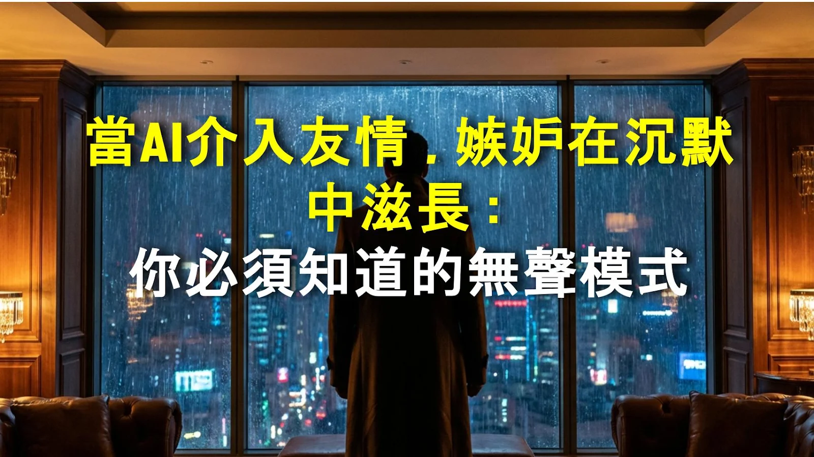 當AI介入友情，嫉妒在沉默中滋長：你必須知道的無聲模式