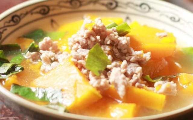 Bí Đỏ Nấu Thịt Bằm
