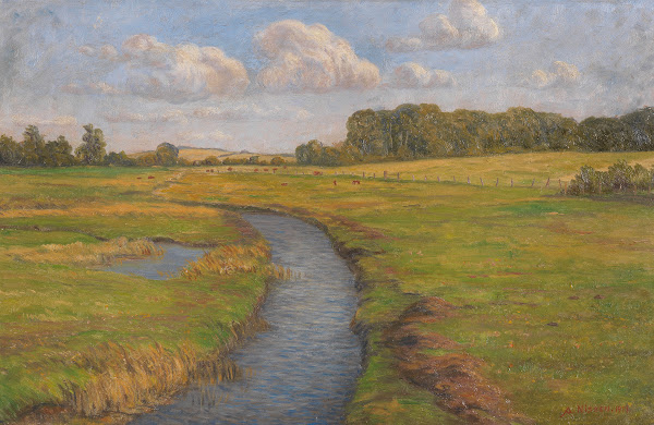 Landschaft auf Kekenis Insel Alsen 1919