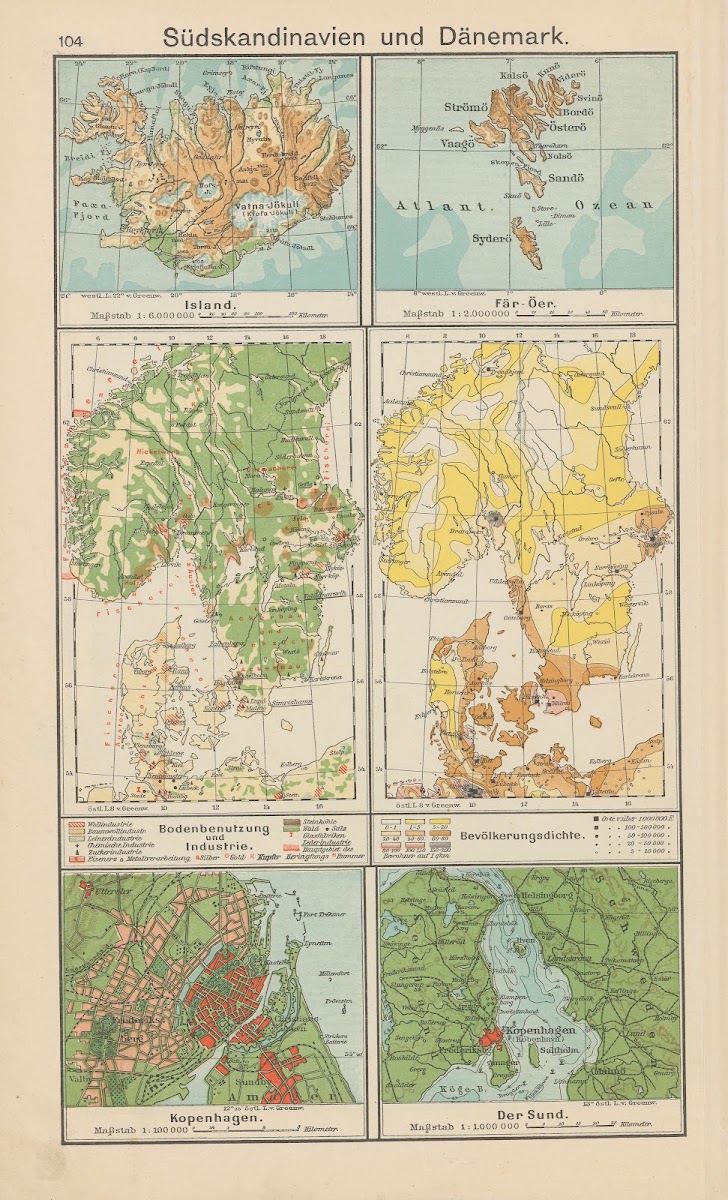 Südskandinavien und Dänemark 1930