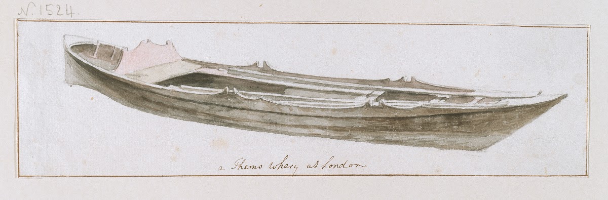 A Thems whery at London ca 1760