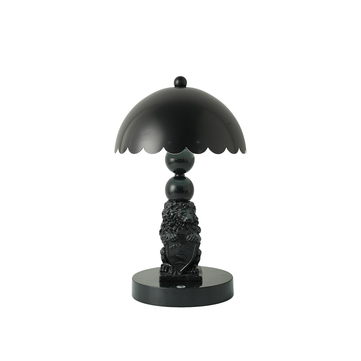 Black Lion Mushroom Lamp with Color Change