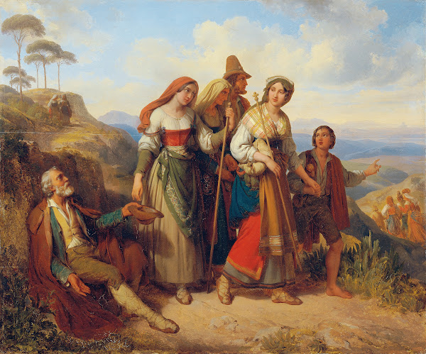 Roman pilgrims 1843