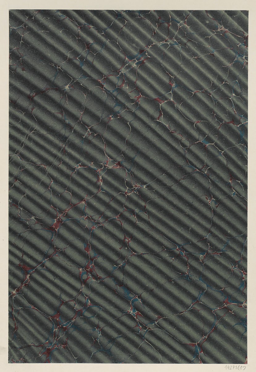 Wellenmarmorpapier 1872   1916